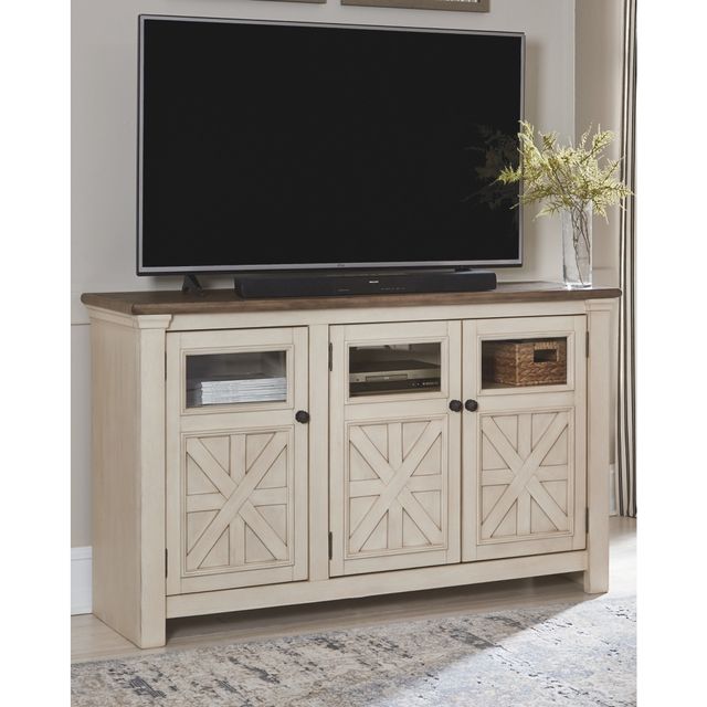 Signature Design by Ashley® Bolanburg Two-Tone Large TV Stand 4
