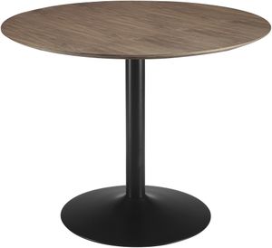 Coaster® Cora Walnut/Black Round Dining Table