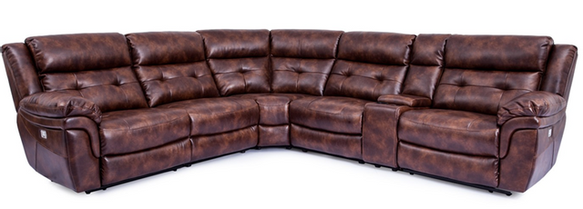 6 PC RECLINING SECTIONAL