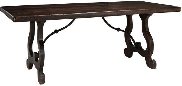 Classic Home Beatrice Brown 78" Dining Table-0