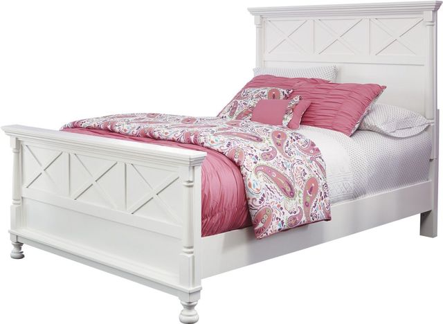 Signature Design by Ashley® Kaslyn 4-Piece White Full Bedroom Set-1