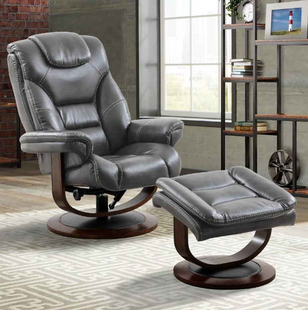 Recliner swivel chair and ottoman deals set