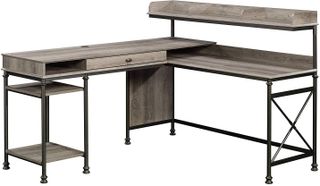 Sauder® Canal Street® Northern Oak L-Shaped Desk