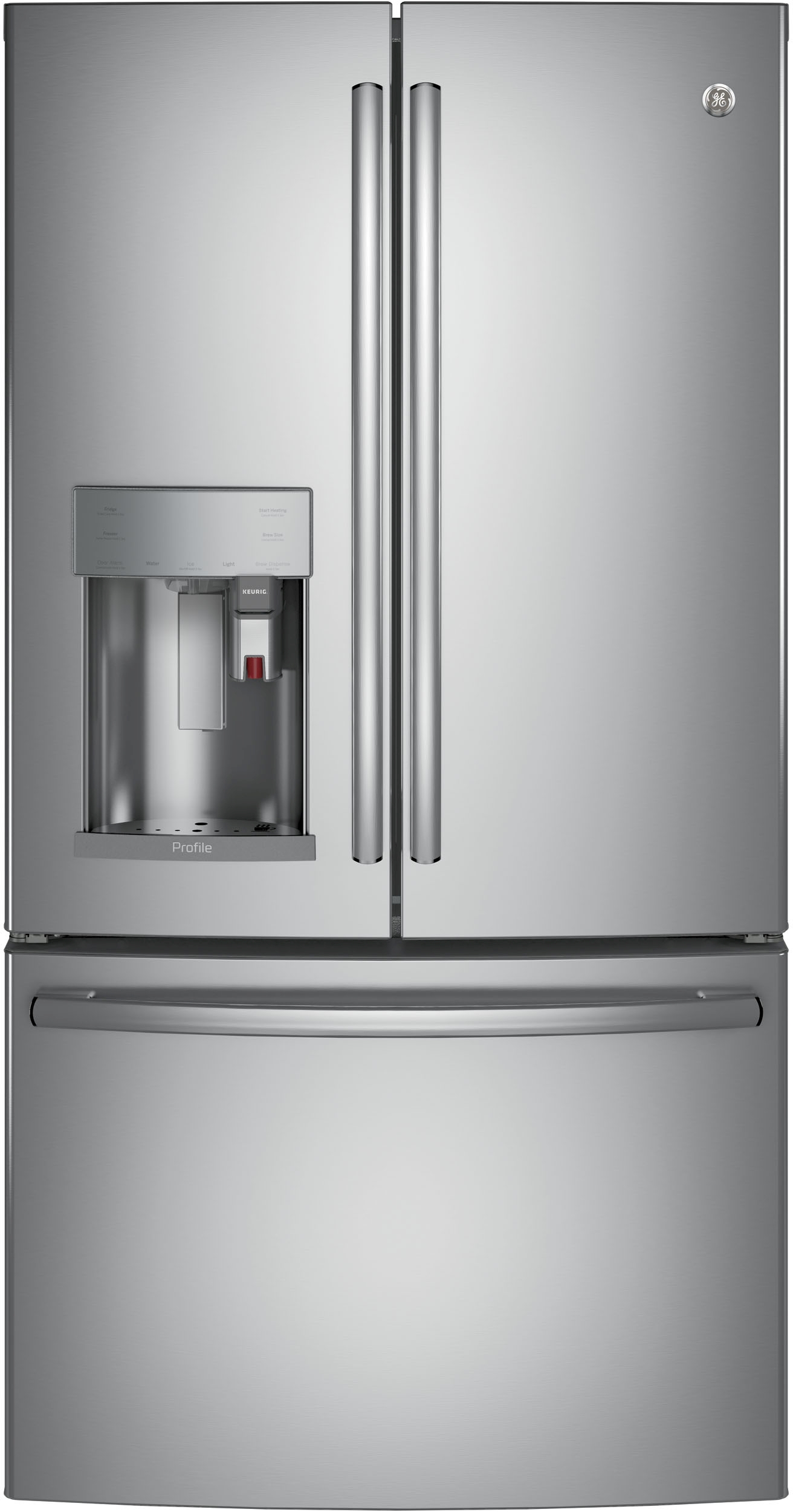 GE Profile™ 22.2 Cu. Ft. Stainless Steel Counter Depth French Door Refrigerator