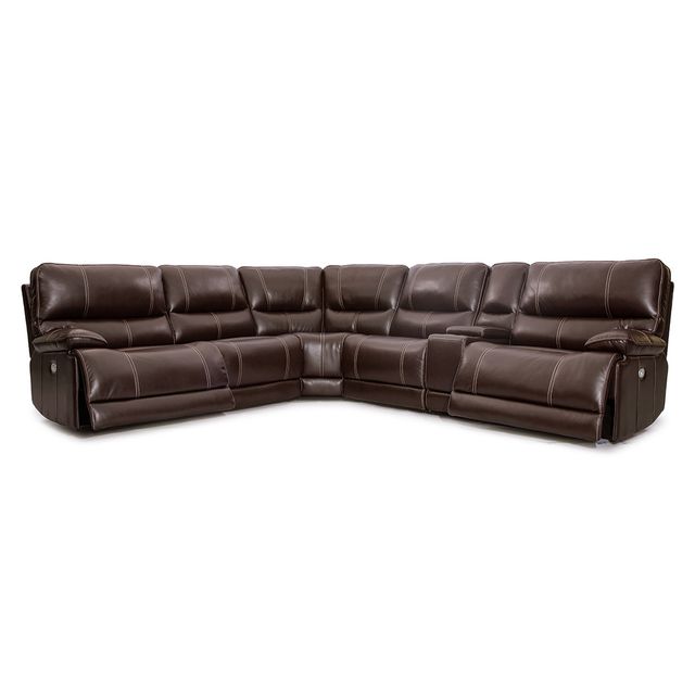 Parker House Shelby Cocoa 6-Piece Power Reclining Sectional-1