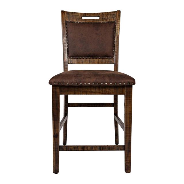 Jofran Cannon Valley Upholstered Back Counter Stool-0