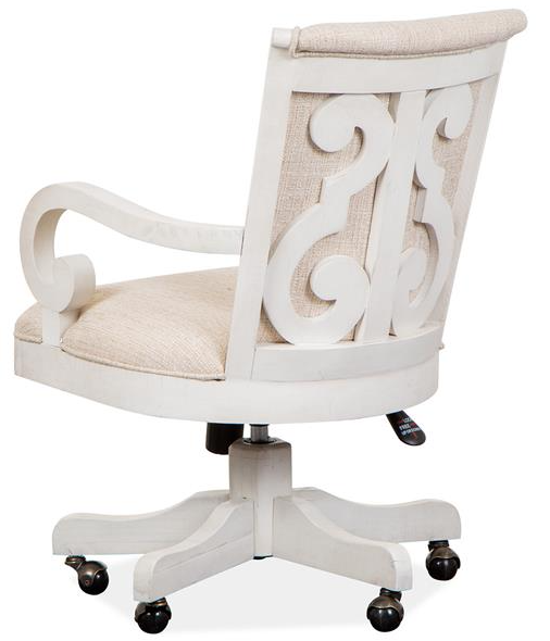 Magnussen Home® Bronwyn Off-White Upholstered Swivel Chair-2