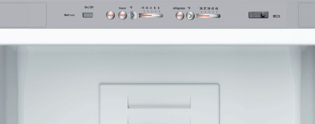 Bosch® 800 Series 10.0 Cu. Ft. Black Counter Depth Bottom Freezer Refrigerator-2