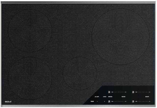 Wolf® 30" Stainless Steel Transitional Induction Cooktop