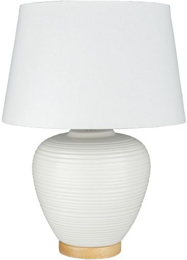 Surya Bixby White Table Lamp-0