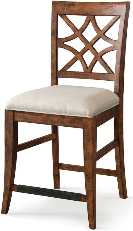 Klaussner® Trisha Yearwood Nashville Brown Counter Height Chair