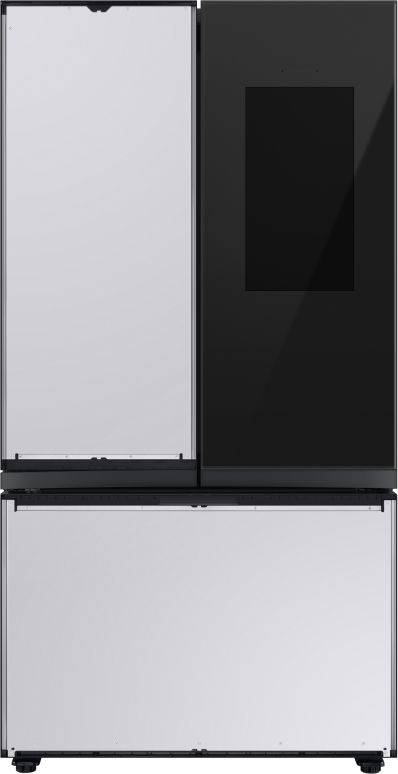 Samsung Bespoke 30 Cu. Ft. Charcoal Glass/Panel Ready French Door Refrigerator 9