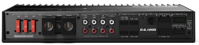 AudioControl® D-6.1200 High-Power 6 Channel DSP Matrix Amplifier 3
