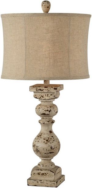Forty West Cooper Beige Table Lamp