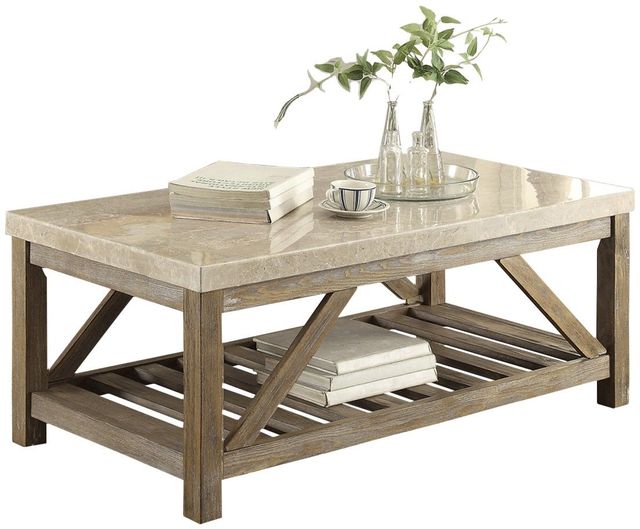 Homelegance® Ridley Weathered Natural Cocktail Table