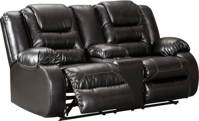 Signature Design by Ashley® Vacherie 3-Piece Chocolate Reclining Sectional 14