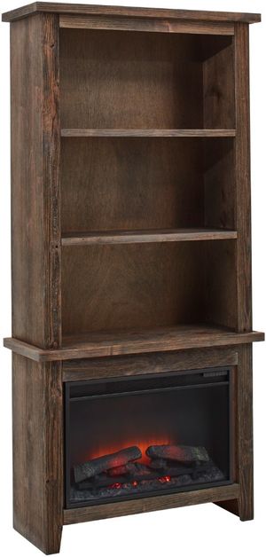 aspenhome® Alder Grove Tobbaco 74" Fireplace Display Case