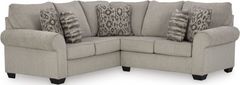 Signature Design by Ashley® Claireah 2-Piece Umber Left-Arm Facing Sectional