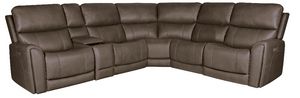 iPowr 6pc Triple Reclining Sectional 