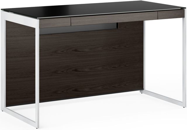 BDI Sequel® Charcoal/Satin Nickel Compact Desk 0