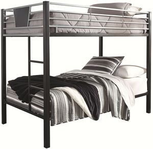 Mill Street® Black/Gray Twin/Twin Bunk Bed