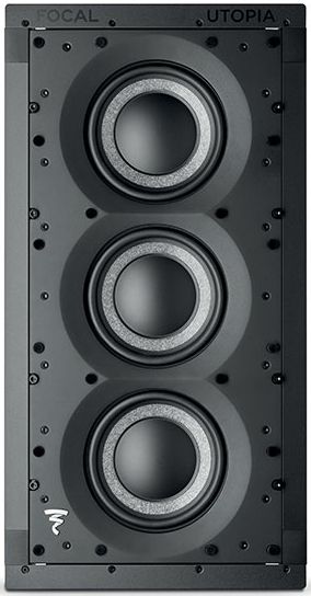 Focal® 1000 Series Utopia 6.5" Black In-Wall Subwoofer 0