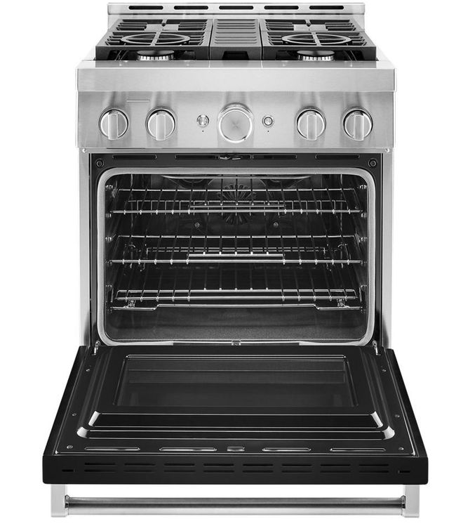 KitchenAid® 30" Stainless Steel Commercial Style Gas Range 7