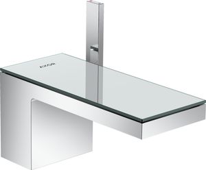 AXOR® MyEdition 70 1.2 GPM Chrome/Mirror Glass Single-Hole Bathroom Sink Faucet