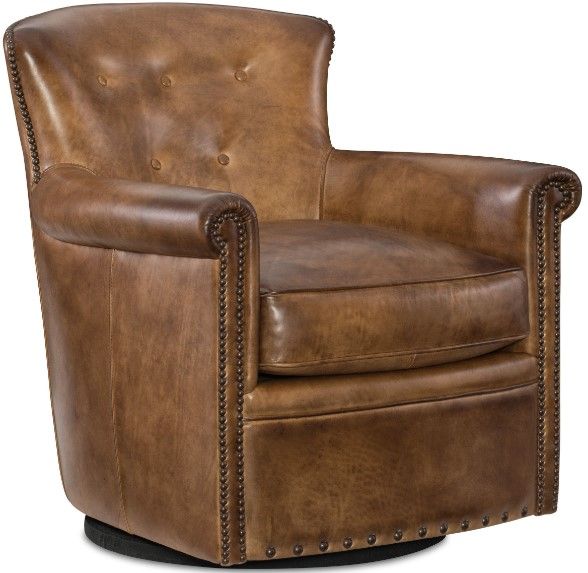 Hooker® Furniture CC Jacob Brown Swivel Chair