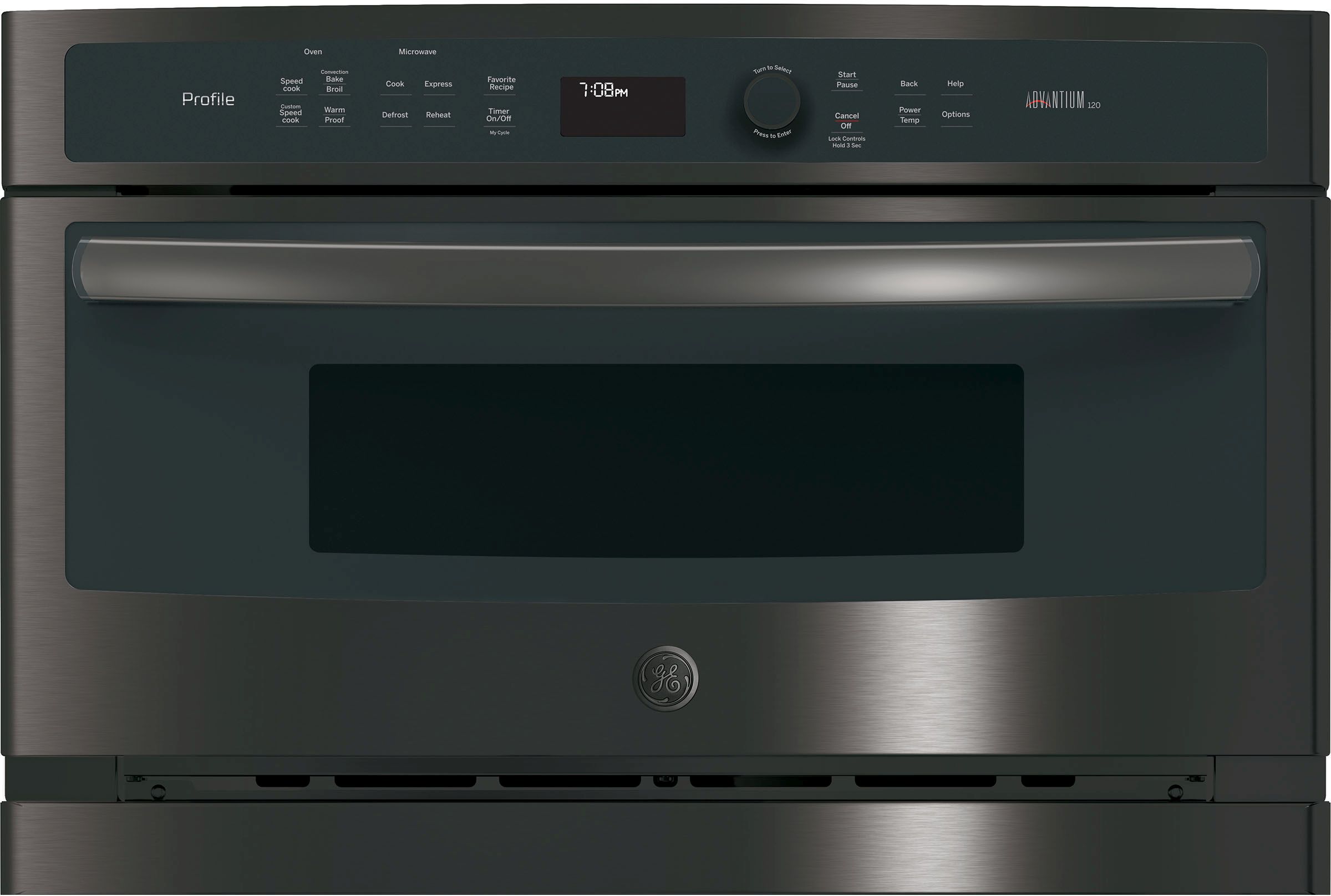 GE Profile™ 30" Black Stainless Steel Electric Built In Single Oven