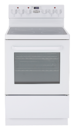 Cuisinière électrique autoportante Marathon Appliances® de 2,7 pi³ de 24 po - Blanc