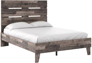 Signature Design by Ashley® Neilsville Multi Gray Full Panel Platform Bed
