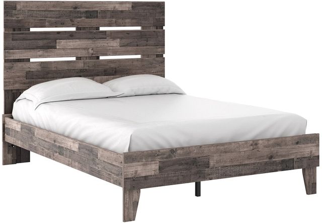 Signature Design by Ashley® Neilsville Multi Gray Full Panel Platform Bed-0