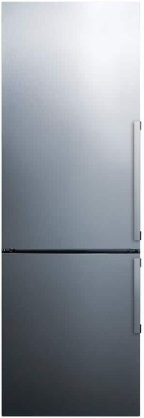 Summit® 11.4 Cu. Ft. Stainless Steel Counter Depth Bottom Freezer Refrigerator