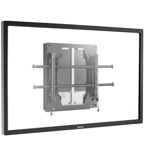 Chief® Fusion® Large Black Dynamic Height Adjustable Wall Mount 1