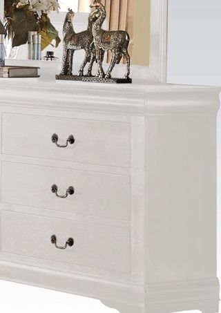 ACME Furniture Louis Philippe White Dresser 1