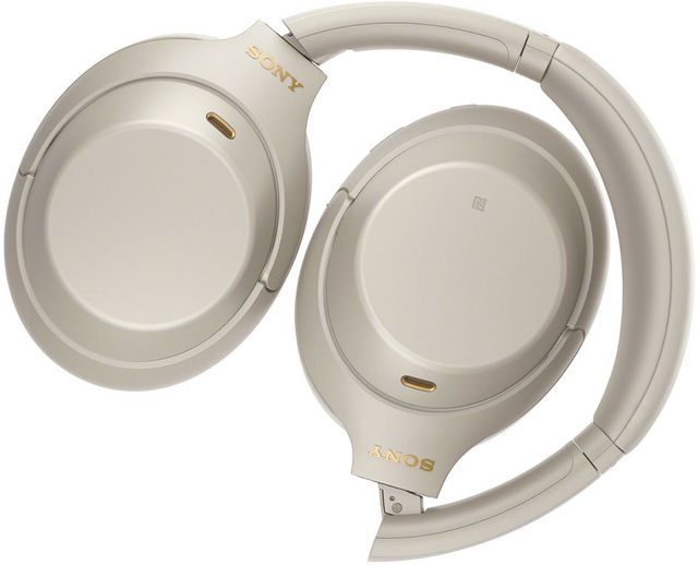 Sony Silver Wireless Over-Ear Noise Cancelling Headphone 3