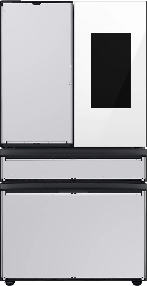 Samsung Bespoke 22.5 Cu. Ft. Clean White/Customizable Panel Counter Depth French Door Refrigerator 10