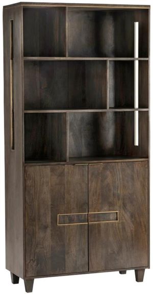 Crestview Collection Belle Meade Brown/Gray Tall Cabinet