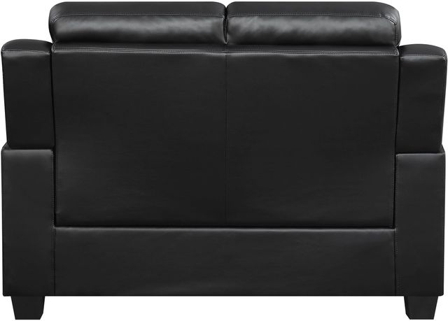 Coaster® Finley 2-Piece Black Living Room Set 3