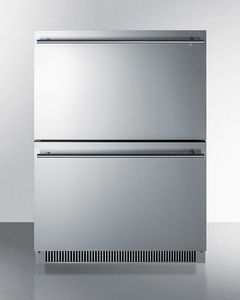 Summit® 4.8 Cu. Ft. Stainless Steel Refrigerator Drawers