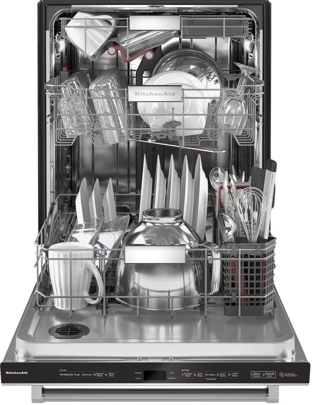 KitchenAid® 24" PrintShield™ Stainless Steel Top Control Built In Dishwasher 2