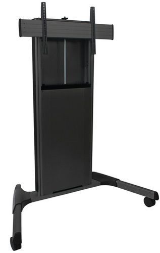 Chief® Black X-Large Fusion Manual Height Adjustable Mobile AV Cart 0