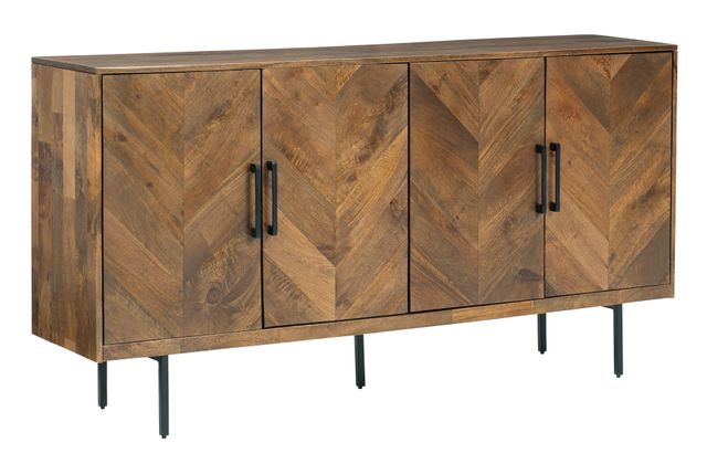 Signature Design by Ashley® Prattville Brown Accent Cabinet-1