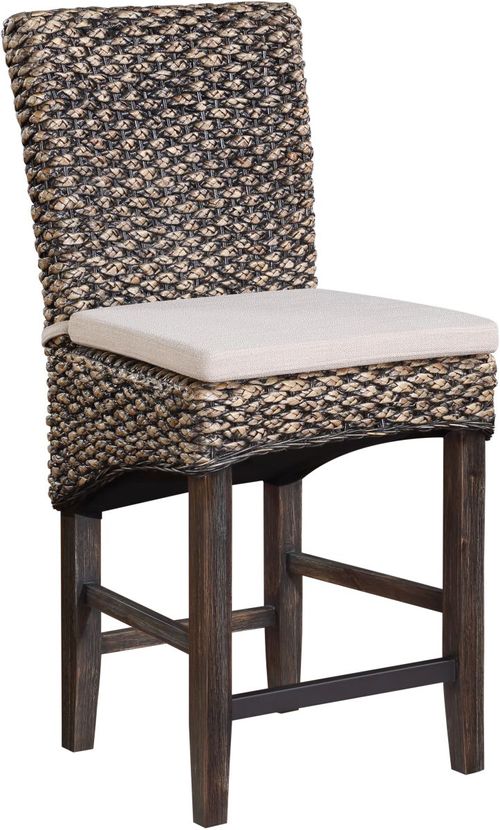Coast2Coast Home™ Quest Warm Natural Sea Grass Counter Height Dining Barstool