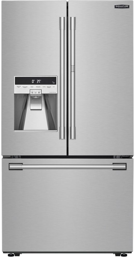 SKS 4 Pc Kitchen Package with a 23.5 Cu. Ft. Stainless Steel Counter Depth French Door Refrigerator-1