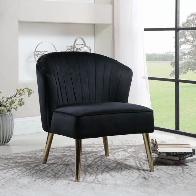 Coaster® Black Upholstered Accent Chair 3