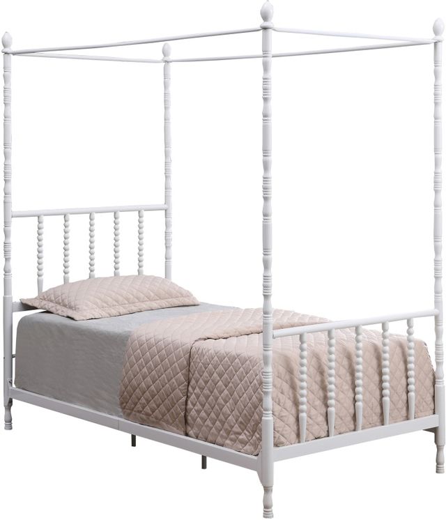 Coaster® Betony White Twin Canopy Youth Bed