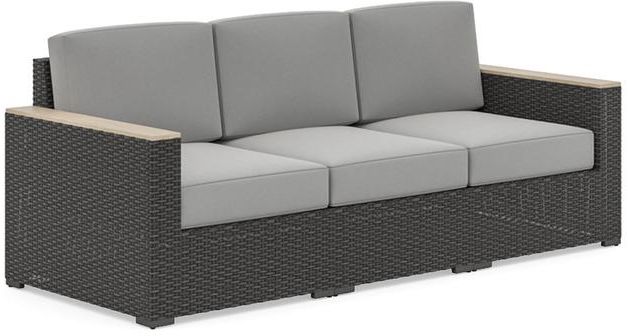 homestyles® Boca Raton Brown 3-Seat Sofa
