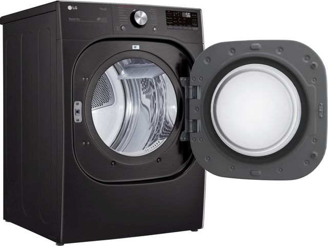 LG Black Steel Front Load Laundry Pair 5